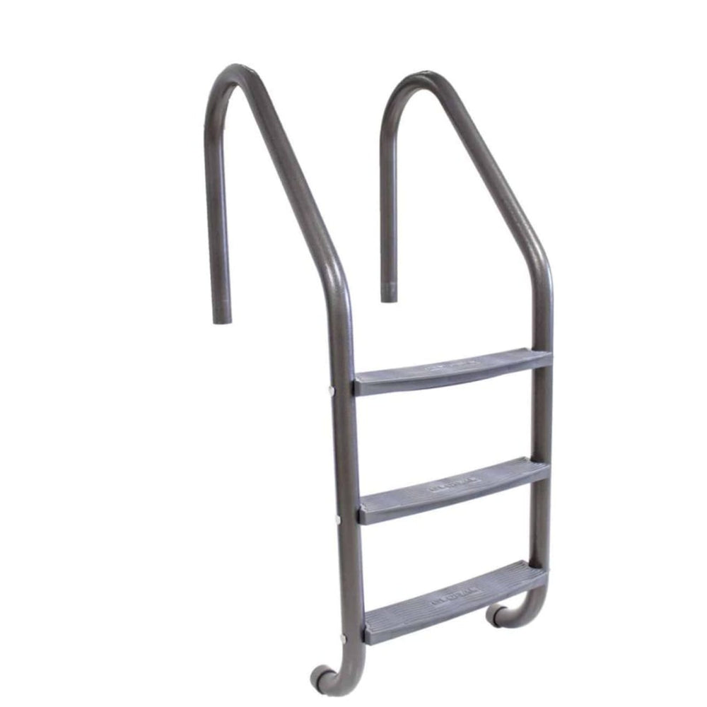 CLASSIC 3 STEP LADDER POLISHED .049 W/WHITE HEAVY DUTY TREADS