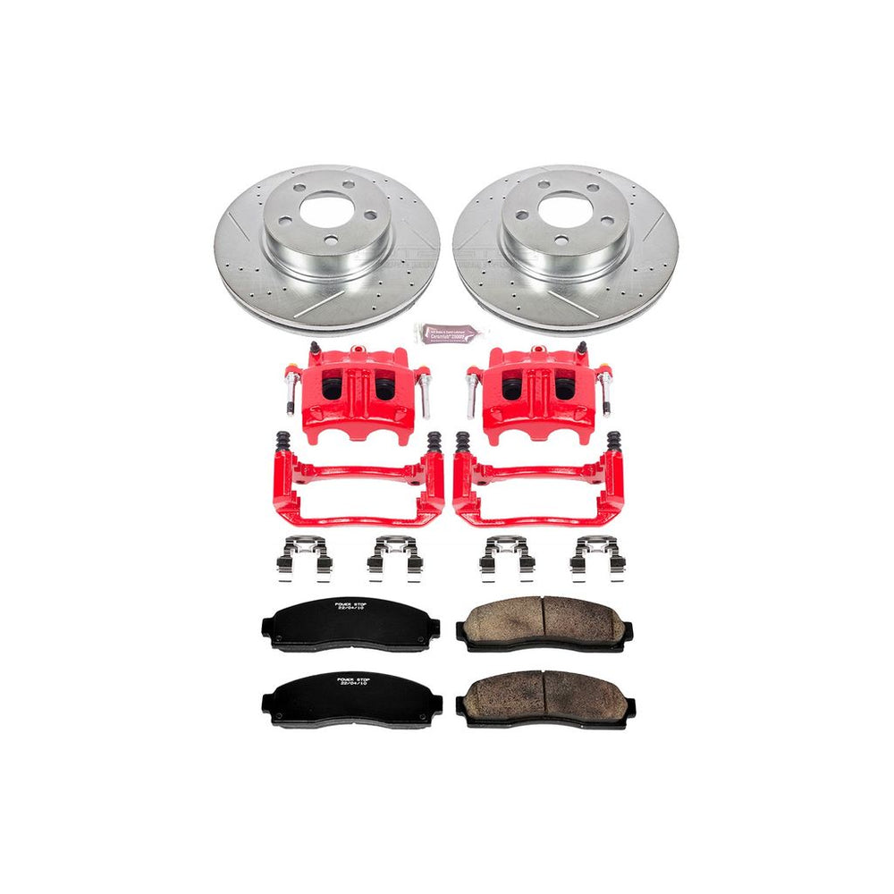 Power Stop 01-03 Ford Explorer Sport Front Z23 Evolution Sport Brake Kit w/Calipers