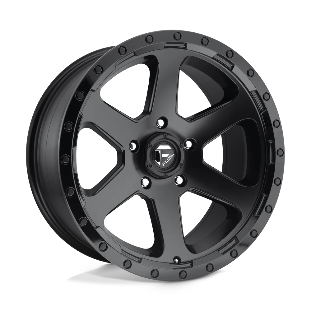 ~(44 lbs. 23X23X12)~ RIPPER 20x9 5x139.70 MATTE BLACK GLOSS BLACK LIP (1 mm)