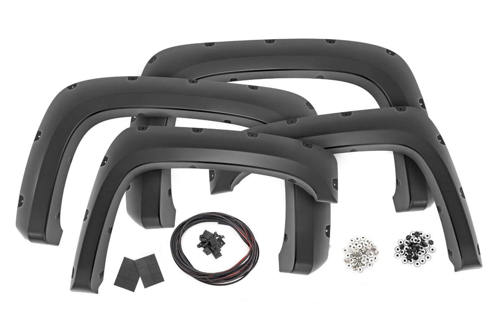 Pocket Fender Flares GBA Black Chevy Silverado 1500/2500HD/3500HD (07-14)