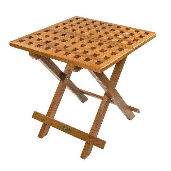 GRATE TOP FOLD-AWAY TABLE