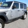 18C WRANGLER 4DR STAR ARMOR KIT TXT BLACK RUNNING BOARDS