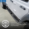 18C WRANGLER 4DR STAR ARMOR KIT TXT BLACK RUNNING BOARDS