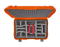 NANUK 938 WATERPROOF HARD CASE W/PADDED DIVIDERORANGE INTERIOR: 21.5 X 12.5 X 11.6IN