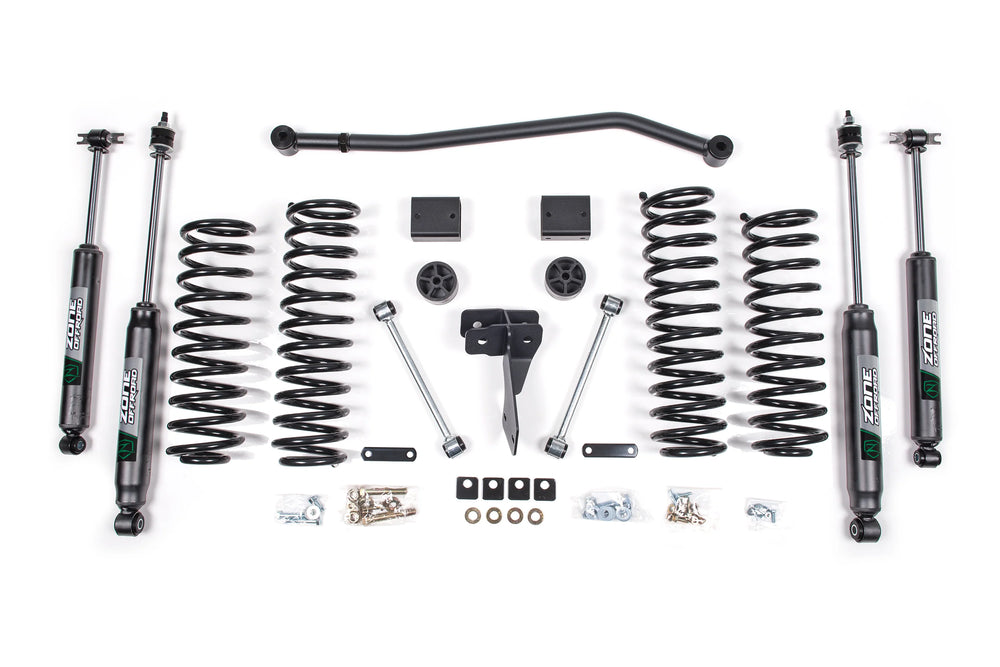Zone Offroad 07-15 Jeep JK 4dr 4in Box Kit