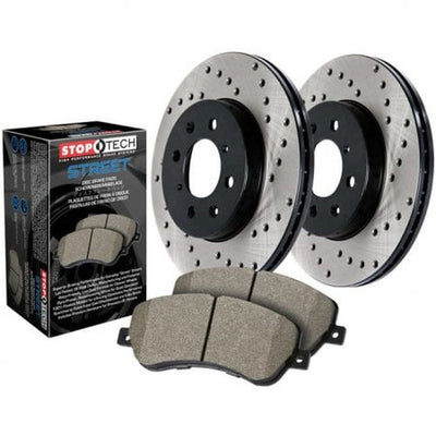 Street Axle Pack - Drilled; Front