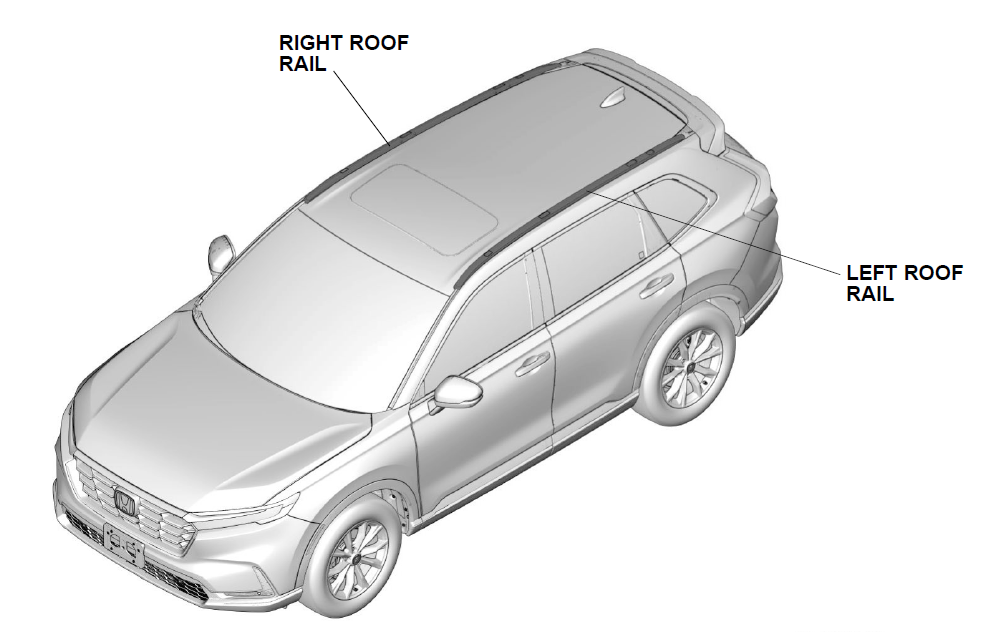 Genuine Honda 2023 CR-V Roof Rails