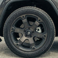 ~(39 lbs. 21X21X12)~ BEAST 18x9 8x180.00 MATTE BLACK DOUBLE DARK TINT (1 mm)