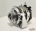 LS225 Max Amp Alternator 6 Groove 1-Wire Chrome