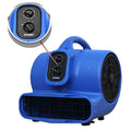 3/4HP 3200CFM 7.5AMPS 4 POSITIONS 3 SPEEDS AIR MOVER W/ 3HR TIMER & FILTER