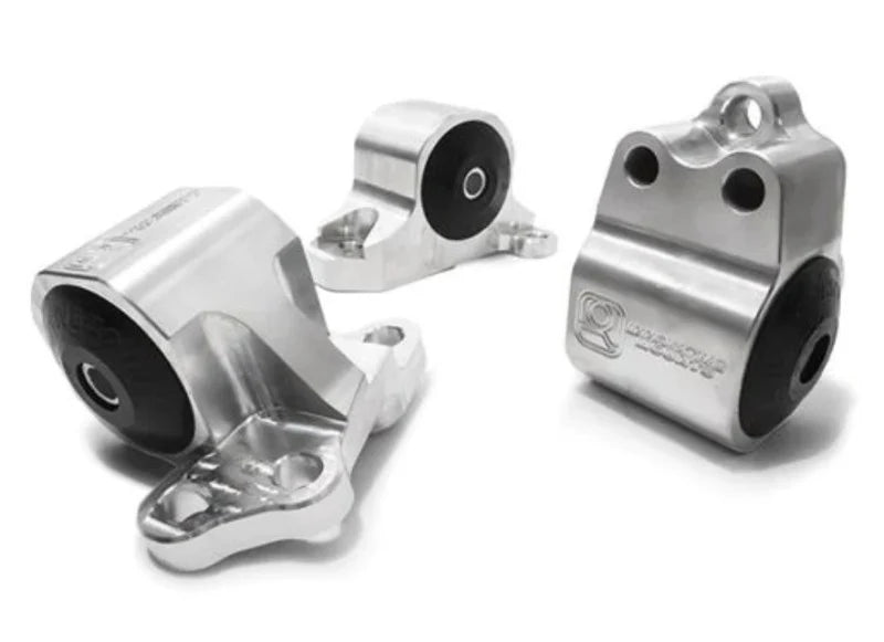 Innovative 92-95 Civic B/D Series Black Aluminum Mounts 85A Bushings (3 Bolt)