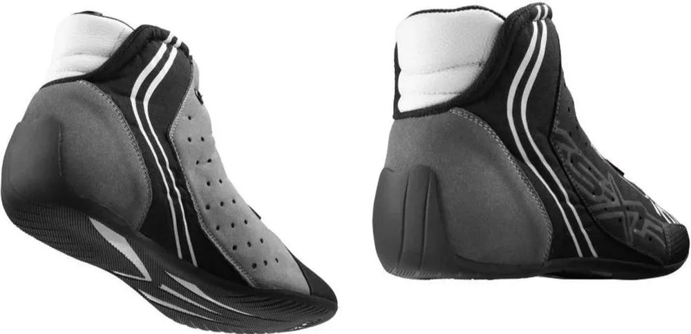 OMP KART SHOES KS-X FIA 8877-2022 BLACK/GREY/FLUO YELLOW SIZE 41