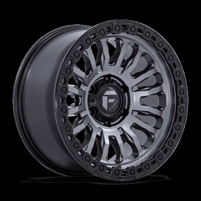 D857 18X9 8X170 M-GNMTL BLK -12MM
