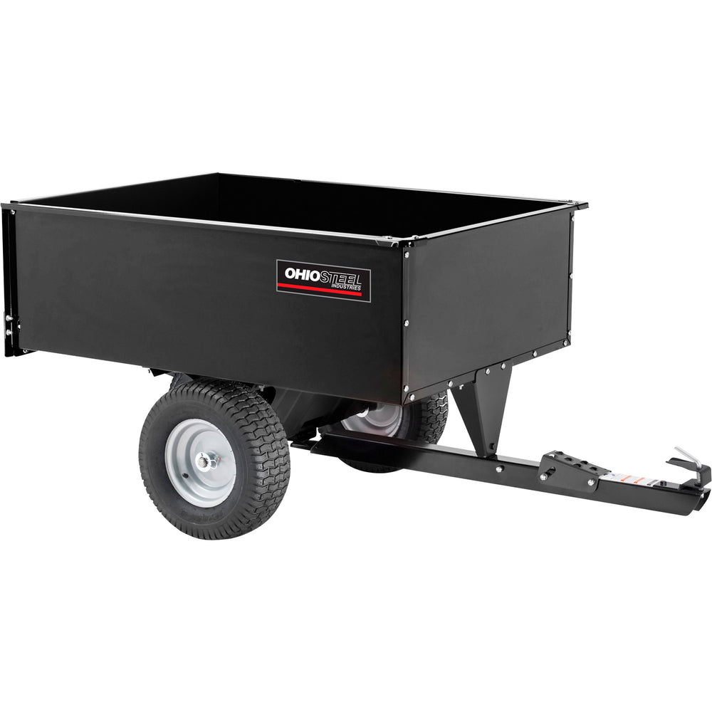 10 CU FT POLY SWIVEL DUMP CART600LBS CAPACITYBLACK