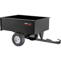 10 CU FT POLY SWIVEL DUMP CART600LBS CAPACITYBLACK