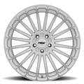 ~(26 lbs. 20X20X12)~ TSW TURBINA 18x10.0 5/120 ET25 CB76.1 TITANIUM SILVER W/MIRROR CUT FACE