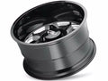 ~(44 lbs. 22X22X13)~ SEVENFOLD (9111) GLOSS BLACK/MILLED SPOKES 20X12 8-165.1 -51mm 130.8mm