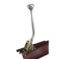 FLOOR MOUNT SHIFTER GM 700R4 TRANS W/CHROME 6IN STRAIGHT LEVER & MUSHROOM KNOB