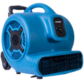 1HP 3600CFM 8.5AMPS 4 POSITIONS 3 SPEEDS AIR MOVER BLUE