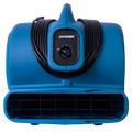 1HP 3600CFM 8.5AMPS 4 POSITIONS 3 SPEEDS AIR MOVER BLUE