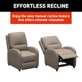 PUSHBACK RECLINER DRIFTWOOD