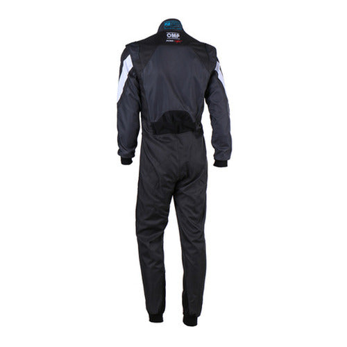 OMP KS-3X OVERALL FIA 8877-2022 (ADULT) GRAY / BLACK SZ 56