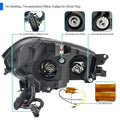 PROJECTOR HEADLIGHTS - BLACK