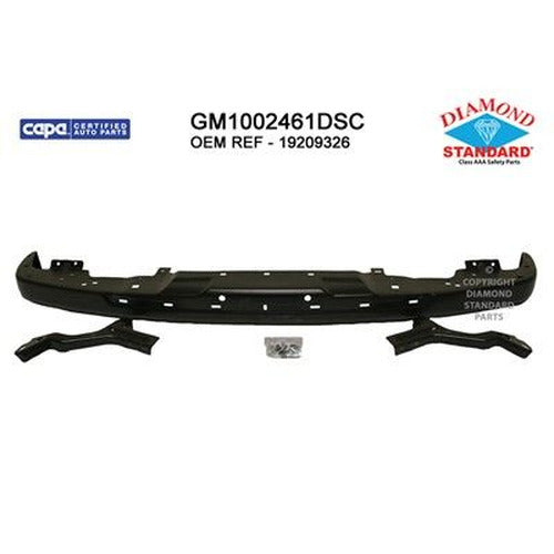 CAPA 0412 CHEV COLORADO/GMC CANYON FRT BUMPER PAINTED W/MOUNTING BRACKET