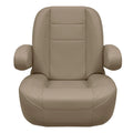 WISE 3127 MID BACK PONTOON HELM W/ FLIP UP ARM RESTS MOCHA JAVA