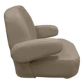 WISE 3127 MID BACK PONTOON HELM W/ FLIP UP ARM RESTS MOCHA JAVA