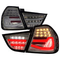 BMW 3 SERIES SEDAN E90 FULL LED TL CHRM HOUSING SMK LENS WHITE LT BAR
