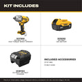 20V MAX XR 1/2IN HIGH TORQUE IMPACT WRENCH W/HOG RING ANVIL KIT