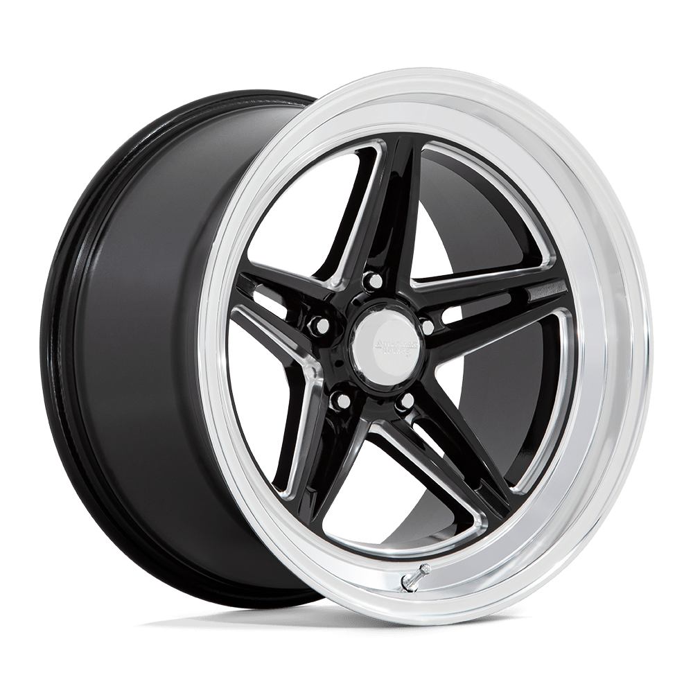 18x10 Goove Wheel 5x4.75 Bolt Circle Gloss Black