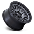 D857 17X9 8X180 M-GNMTL BLK -12MM