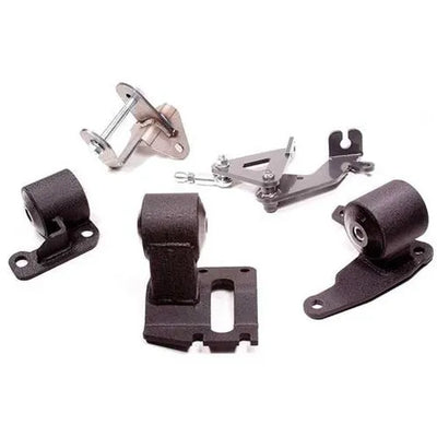 Innovative 90-93 Integra H-Series Black Steel Mounts 95A Bushings