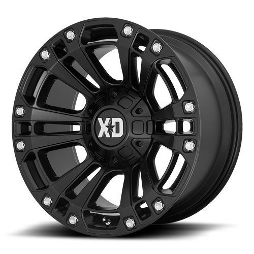 MONSTER 3 20X9 BLANK SATIN BLACK W/