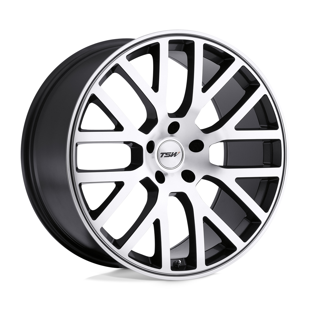 ~(43 lbs. 24X24X11)~ TSW DONINGTON 22x9 5/114 ET40 GUNMETAL W/MIRROR CUT FACE