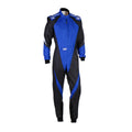 OMP KS-3X OVERALL FIA 8877-2022 (ADULT) BLACK / BLUE SZ 52