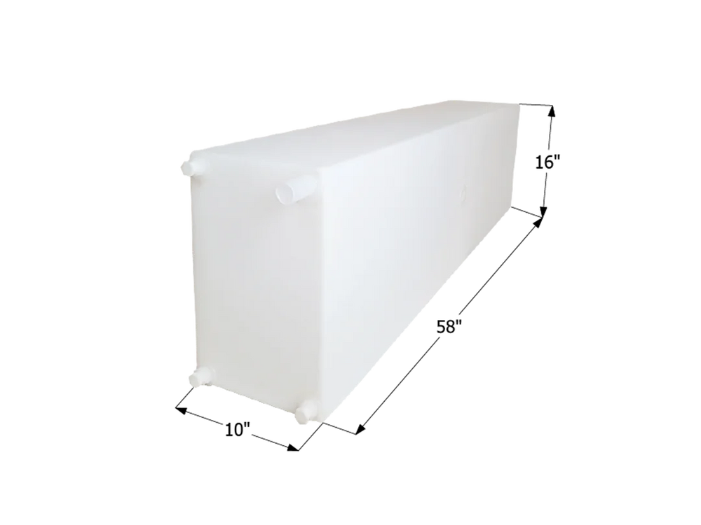 FRESH WATER TANK, WT2457, 58X16X10,