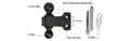2.0" HEAVY DUTY 14" DROP/RISE