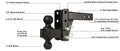 2.0" HEAVY DUTY 14" DROP/RISE