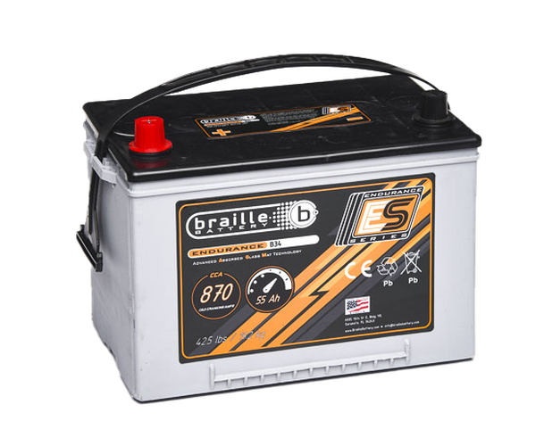 34 Endurance AGM Battery 870 CCA