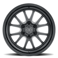 Method Raised MR802 22x9 / 6x5.5 BP / 20mm Offset / 106.25mm Bore - Double Black Milled Wheel
