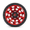 ~(34 lbs. 20X20X12)~ COVERT 17x9 6x135.00 CANDY RED BLACK BEAD RING (-12 mm)