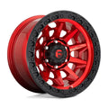 ~(34 lbs. 20X20X12)~ COVERT 17x9 6x135.00 CANDY RED BLACK BEAD RING (-12 mm)