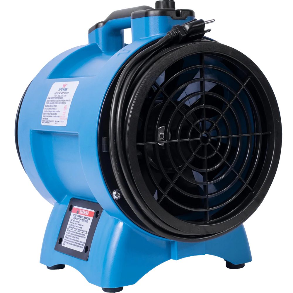 COMMERCIALGRADE P800H CENTRIFUGAL AIR MOVER PORTABLE BLUE
