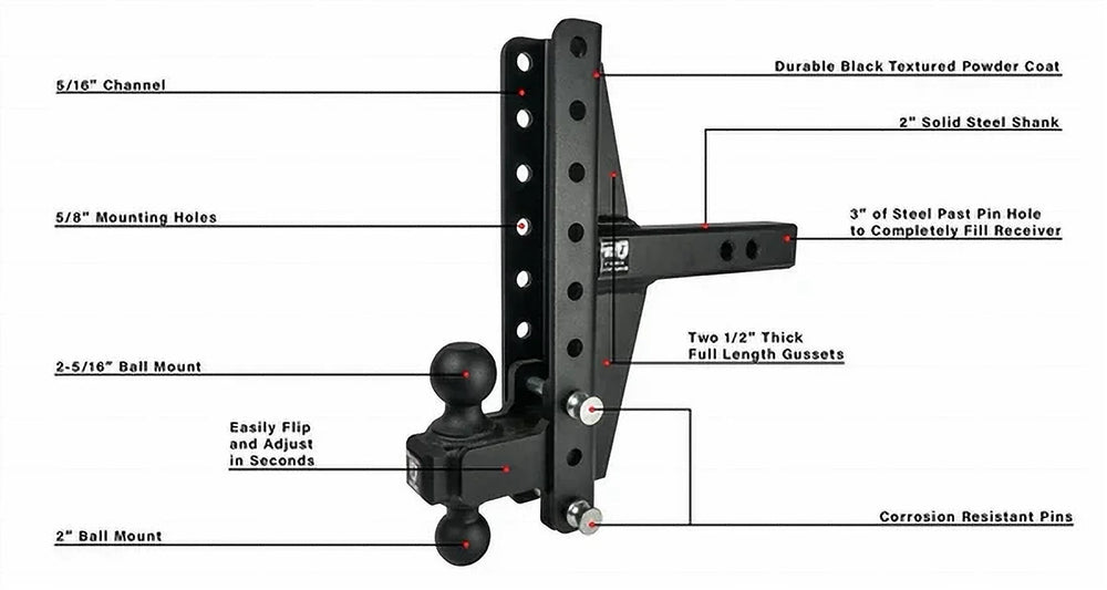 2.0" EXTREME 4"& 6"OFFSET HITCH