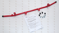 STI Guard bar Cherry red for flexible draw stiffener rear (VAB) (ST20168VV010)