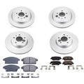 Power Stop 16-18 Cadillac ATS Front & Rear Z17 Evolution Geomet Coated Brake Kit