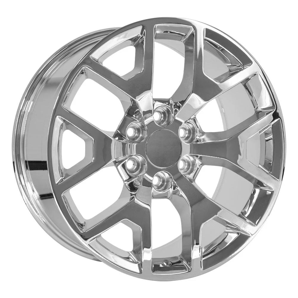 20 IN REPLICA WHEEL CV92 FITS GMC SIERRA RIM 20X9 CHROME WHEEL